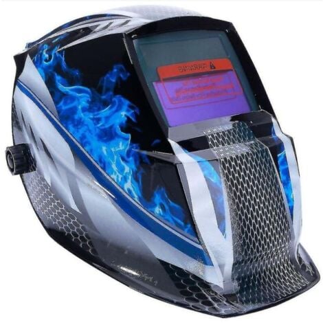 Maschera per saldatura ad oscuramento solare automatico Casco per saldatura ad arco di argon