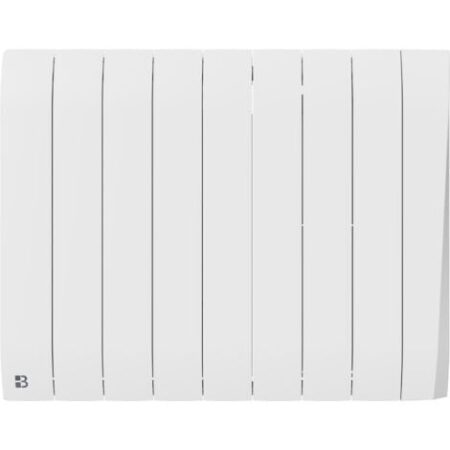 Radiatore elettrico fisso a inerzia secca in ceramica 2000W Bestherm Tikey orizzontale bianco (senza spina)