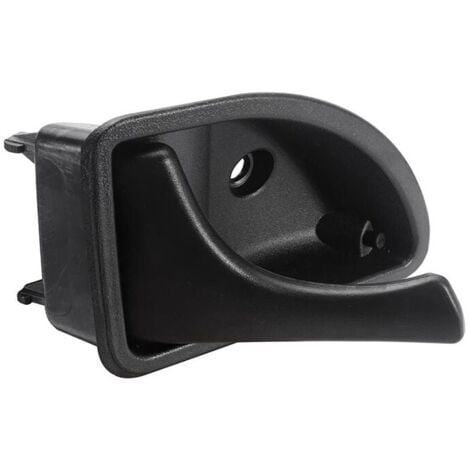 x Maniglia porta anteriore sinistra e destra per TWINGO/KANGOO (nero)