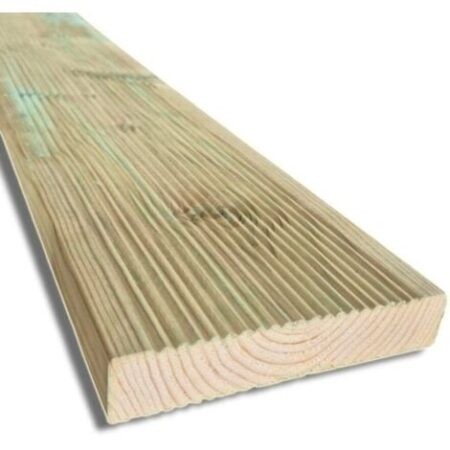 Pavimento in legno decking da esterno 400 cm, sezione 14,5x2,7 cm