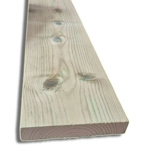 Pavimento in legno decking da esterno 400 cm, sezione 14,5x2,7 cm