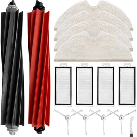 Kit accessori per aspirapolvere robot Roborock Q8 Max/Q8 Max+/Q5 Pro - Parti di ricambio per robot aspirapolvere Roborock Q8 Max/Q8 Max+/Q5 Pro - Parti di ricambio 2 Spazzola a rullo 4 Filtri 4