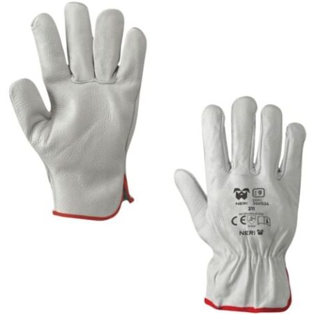 Guanti in pelle antinfortunistici Neri 211