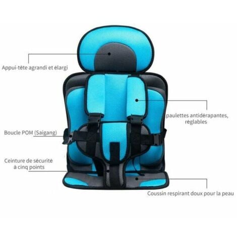 Sedile di sicurezza idoneità Seggiolini auto per bambini da 9 mesi a 5 anni - blu