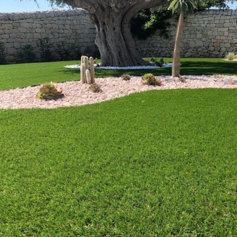 Prato sintetico tappeto erba finto artificiale 25 MM 1X5 MT 48706