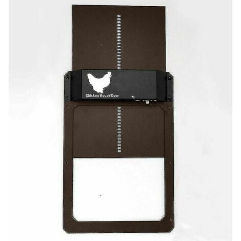 Porta automatica in plastica per pollaio con rilevamento della luce - Controllo porta pollaio