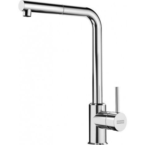 Franke Sirius. Tipo di beccuccio: Standard, Colore del prodotto: Cromo, Materiale del rubinetto: Ottone. Altezza sopra la superficie di fissaggio (max): 33,3 cm, Lunghezza del tubo f... - 115.0668.280
