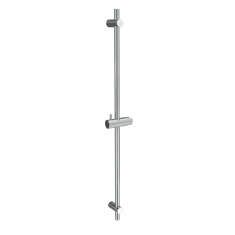 DETBOM Barra Doccia 90cm Barra Doccia con Supporto Doccetta Set Doccia Acciaio Inossidabile Cromo Universale