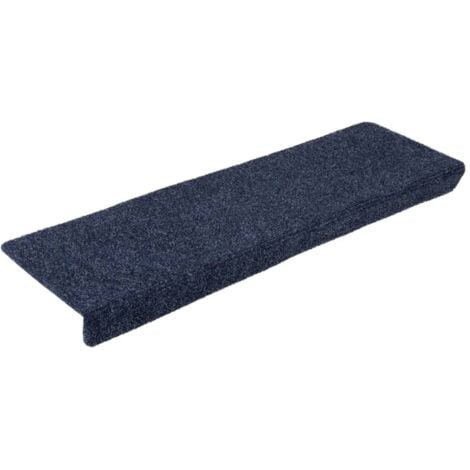 5 pz Tappetini per Scale，Tappeti Antiscivolo per Scale Interne per Bambini, Anziani e Animali  Tessuto Agugliato 65x21x4 cm Antracite CWW578237 BonneVie