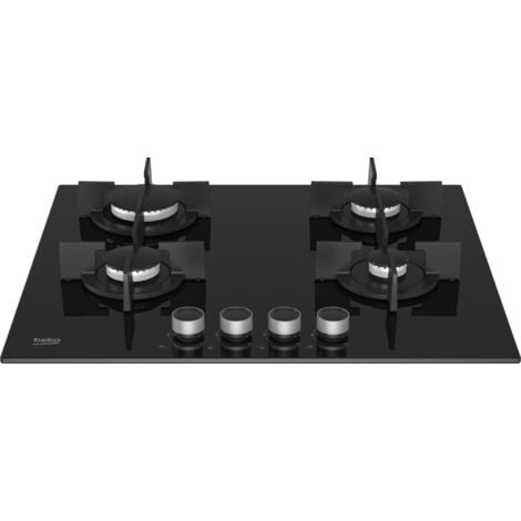 Beko Piano a Gas, 4 Bruciatori, 60 cm. Colore del prodotto: Nero, Posizionamento dell'apparecchio: Da incasso, Dimensione della larghezza del piano cottura: 58 cm. Tipo di... - 7757188647 - HILG64222S