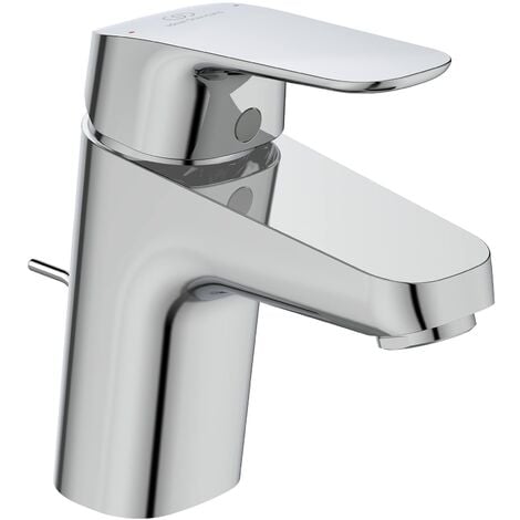 Ideal Standard – Rubinetto/miscelatore per lavabo ceraflex  Metallo Asta di comando scarico G1 ¼, fissaggio da sotto, erogatore fisso, superficie: Cromo, B1708AA