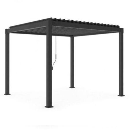 Pergola 3X3MT Bizzotto Garda Antracite - 795807