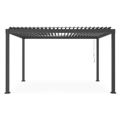 Pergola 3X3MT Bizzotto Garda Antracite - 795807