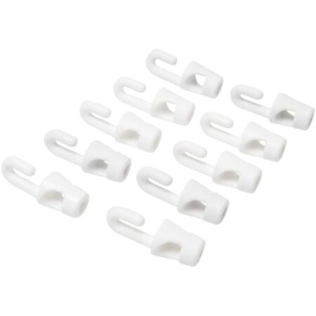 Ganci da 4 mm per tenditore WERKA PRO  confezione da 10Bianco