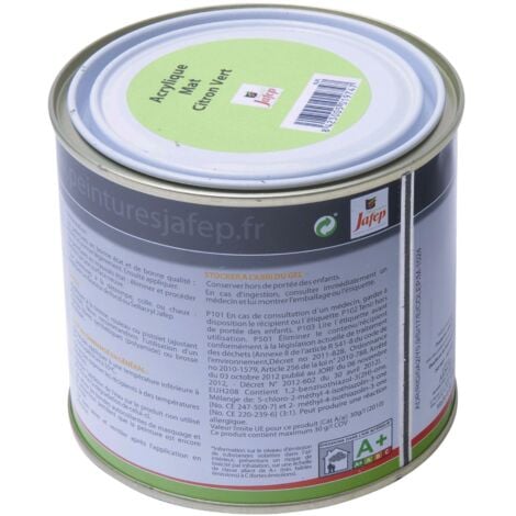 Vernice acrilica opaca verde lime Jafep  0,5L