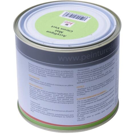 Vernice acrilica opaca verde lime Jafep  0,5L