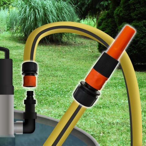 Kit di lanci d'acqua con raccordi da 25 mm e attacco per rubinetto da 26x34
