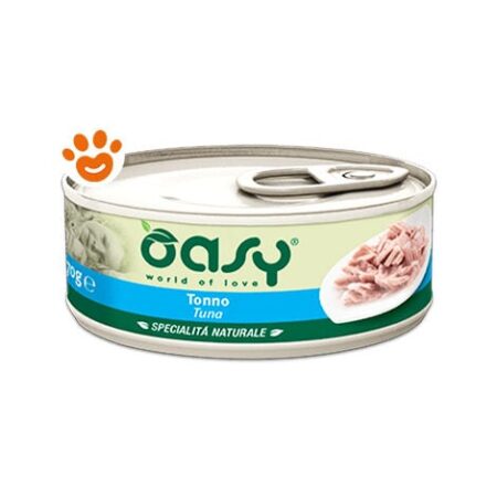 Oasy Cat Specialità Naturali Tonno  - Oasy Cat Specialità Naturali Tonno - Lattina Da 70 Gr