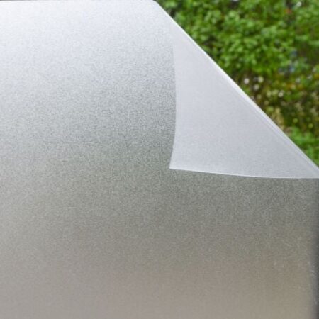 Pellicola per finestre 50x200cm autoadesiva statica vetro smerigliato latte