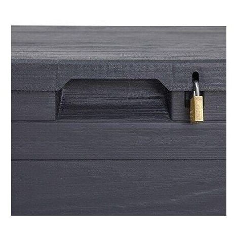TOOMAX BAULE MULTIBOX 42.5X44XH50 WOODYS 90 LT ANTRACITE GIARDINO