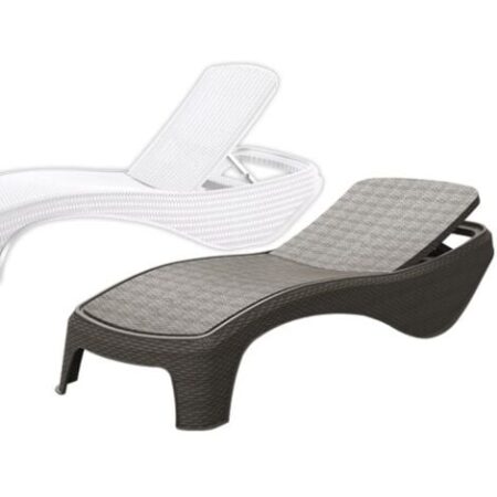 LETTINO LETTO SDRAIO PRENDISOLE ATLANTIC IN RESINA SCHINALE RECLINABILE 197x74