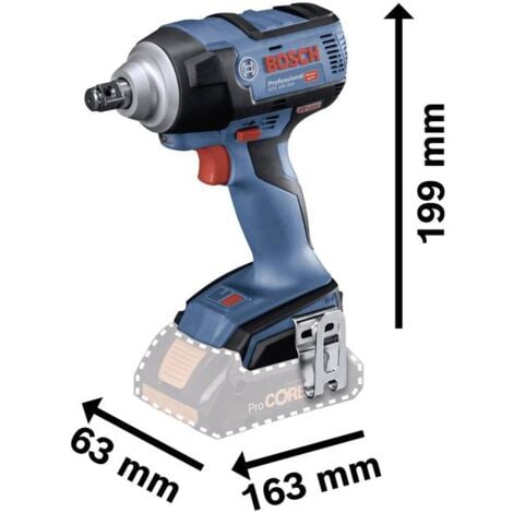 Bosch Utensili - Avvitatore a impulsi 18V a batteria, senza batteria e caricabatterie 06019D8201