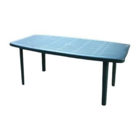Tavolo da giardino rettangolare 180 x 90 centimetri tavolo per esterni color verde
