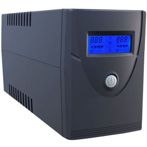 GRUPPO DI CONTINUITA' UPS 600VA PER PC MONITOR TELECAMERE DVR STABILIZZATORE TENSIONE