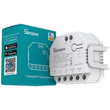 Interruttore Della Luce Intelligente MINI SONOFF DUAL R3 2-Gang 2-Way Smart