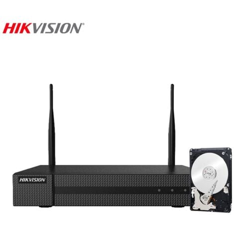 NVR WIRELESS WIFI 4 CANALI 4 MPX H.265+ UTP ONVIF HIKVISION HD 2 TB