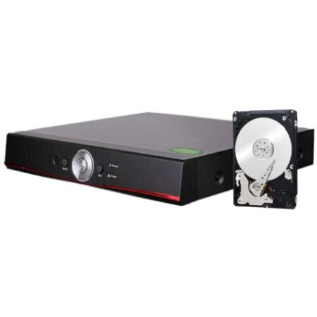 DVR 8 CANALI IBRIDO AHD TVI CVI VIDEOSORVEGLIANZA 5 MPX LAN HDMI AUDIO VIDEO HARD DISK 500GB
