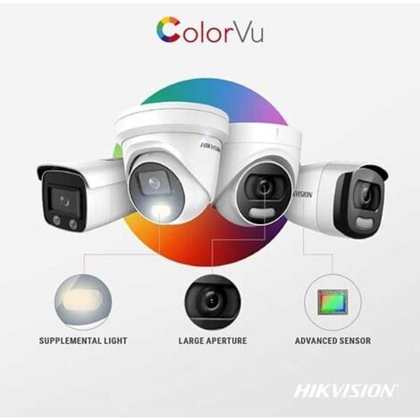 HIKVISION HWI-T249H TELECAMERA IP POE DOME COLORVU 4K 2.8MM 4MP VIDEOSORVEGLIANZ