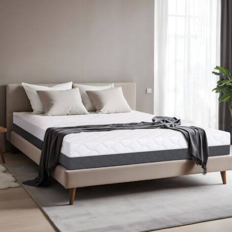TANHK Materasso memory ad alta densità 180x200, 20cm, Rigido, Anallergico, Sfoderabile, Made in Italy