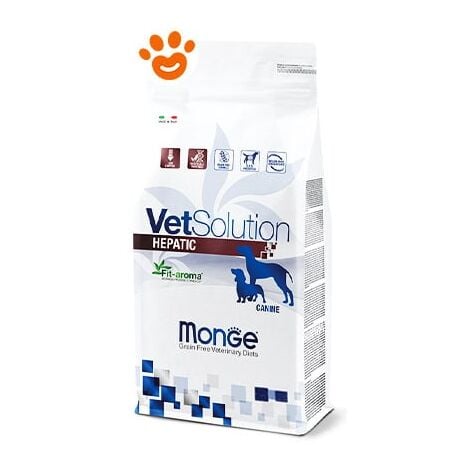 Monge Dog VetSolution Hepatic  - Monge Dog VetSolution Hepatic - Sacco Da 2 Kg