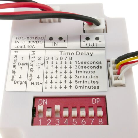 BeMatik - Rilevatore di movimento a infrarossi a mini DC incasso a soffitto