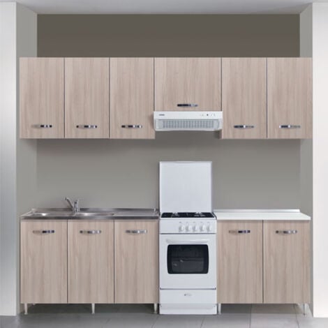 Mobile per cucina componibile con anta 40 cm olmo.