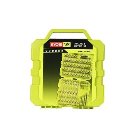 Ryobi RAK127DDSD Set 127 Bits 1/4" Esagonale Punte Trapano Avvitatore