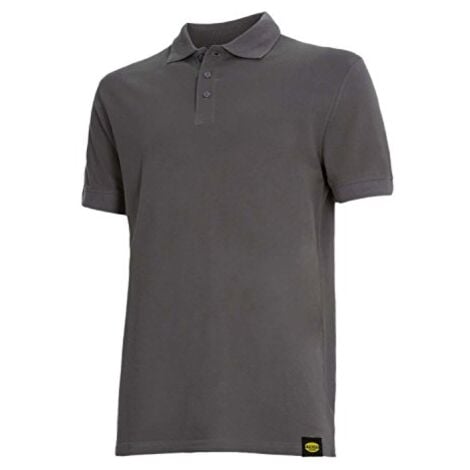 UTILITY DIADORA Polo Maniche Corte MC ATLAR II GRIGIO S