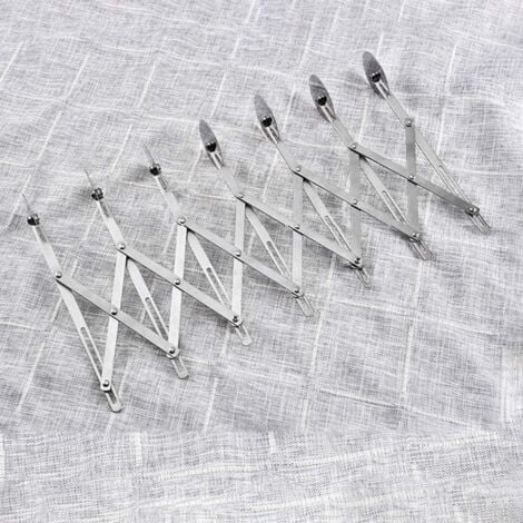 Tagliapasta divisore per torte, 7 rotelle regolabili in acciaio inox per pasticceria, acciaio inox multifunzionale