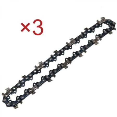 Confezione da 3 catene per motosega da 18" (45 cm) / passo da 3/8" / calibro da 1,5 mm / taglio quadrato / 72 maglie, passo da 325"