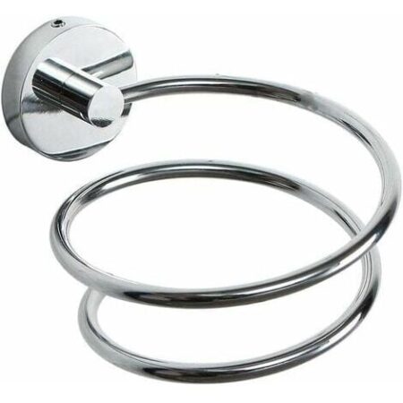 Porta asciugacapelli a parete, portaoggetti/porta asciugacapelli in acciaio inox 304, accessori per il bagno