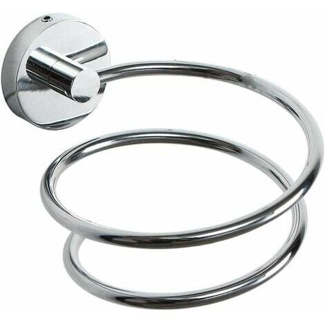Porta asciugacapelli a parete, portaoggetti/porta asciugacapelli in acciaio inox 304, accessori per il bagno