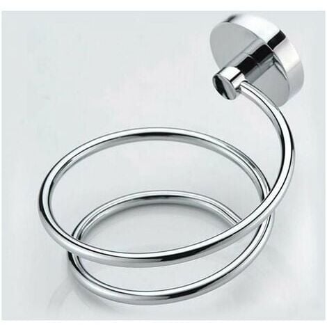 Porta asciugacapelli a parete, portaoggetti/porta asciugacapelli in acciaio inox 304, accessori per il bagno