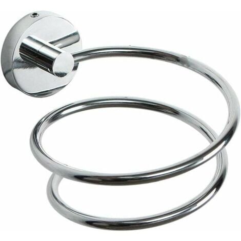 Porta asciugacapelli a parete, portaoggetti/porta asciugacapelli in acciaio inox 304, accessori per il bagno