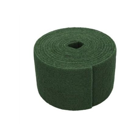 Rotolo di paglietta abrasiva professionale 14x600cm in fibra verde