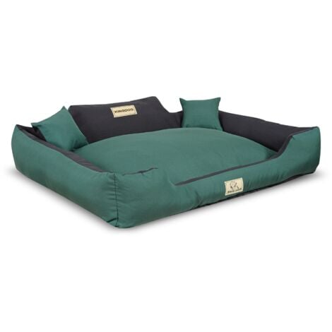 Letto per cani box KINGDOG MM43 cm 115x95 personalizzato, staccabile, antiscivolo verde