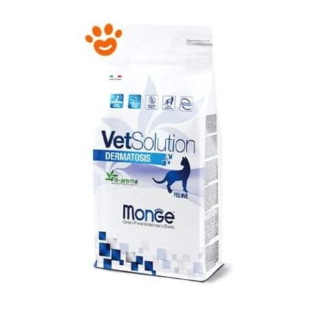 Monge Cat VetSolution Dermatosis  - Monge Cat VetSolution Dermatosis - Sacco Da 400 Gr