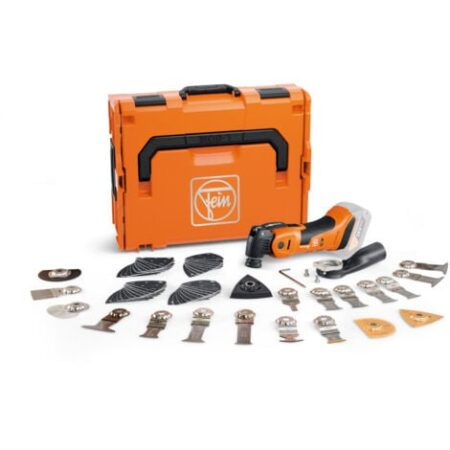 Fein MULTIMASTER AMM 700 Max Top AS Solo a batteria con accessori in L-BOXX