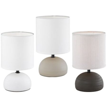 LAMPADE D/TAVOLO TRIO LUCI BASE BIANCA