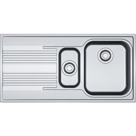 Franke Smart SRX 651. Tipo di lavello: Lavello ad incasso, Forma del lavandino: Rettangolare, Materiale del lavandino: Acciaio inox. Larghezza: 1000 mm, Profondità: 500 mm, Larghezza... - 101.0356.888
